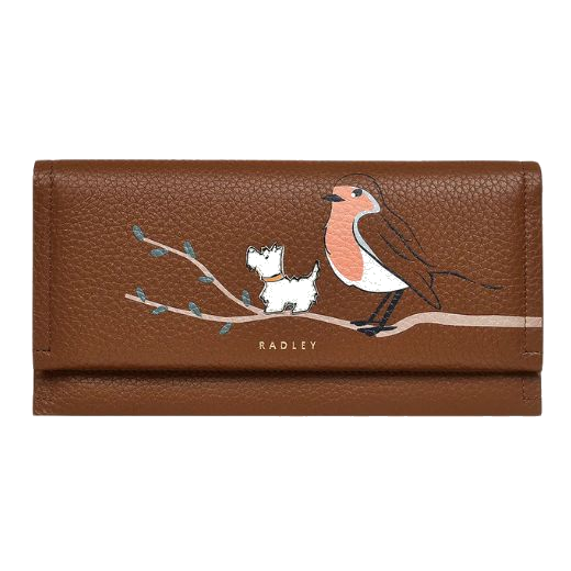 radley 110603 robin saddle brown large purse