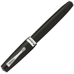 montegrappa jet black elmo 02 rollerball pen cap on
