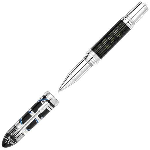 This Montblanc Limited Edition 1901 Walt Disney Great Characters Rollerball Pen can be refilled.