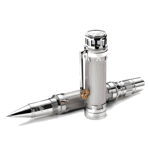 The Montblanc Great Characters Leonardo Limited Edition 3000 Rollerball Pen was launched in 2013 and is made out of platinum plating with an intricate design.