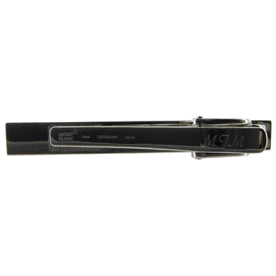 montblanc initials tie bar engraving script rounded font mjm 7c42c805c0b1968c2b7d49f569dffc73