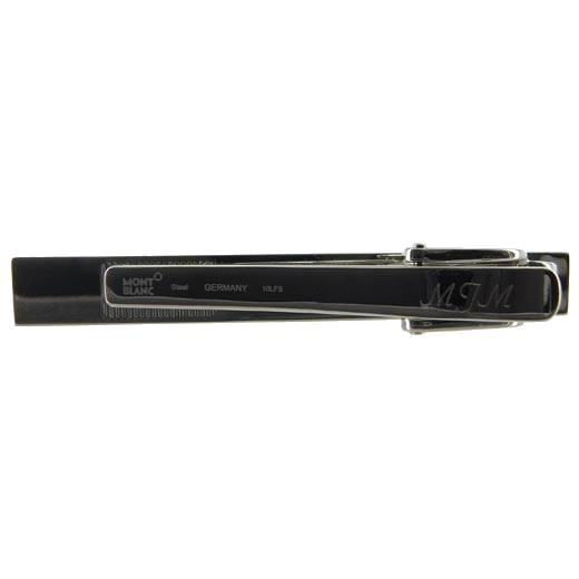 montblanc initials tie bar engraving script rounded font mjm 7c42c805c0b1968c2b7d49f569dffc73