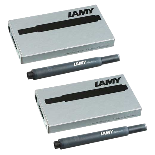 The LAMY black pack of five ink cartridges.