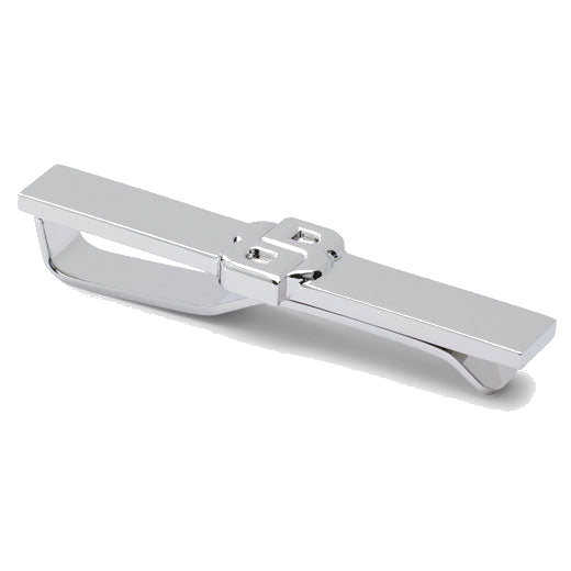 This BOSS Double 'B' Monogram Tie Clip in Brass is great for adding a bit of glam to your everyday office wear or for a special occasion.