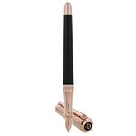 s t dupont paris liberte black pink gold fountain pen
