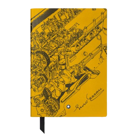 montblanc mb134717 enzo ferrari yellow notebook