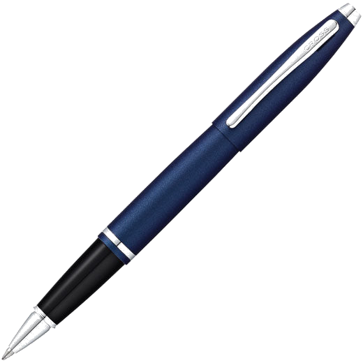 This Midnight Blue Lacquer Calais Rollerball Pen was designed by Cross.