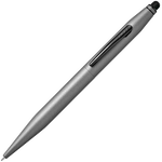 cross tech 2 titanium gray ballpoint pen with stylus