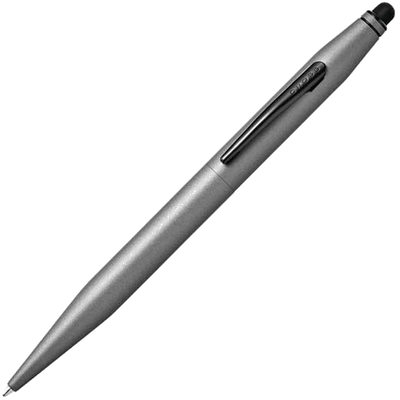 cross tech 2 titanium gray ballpoint pen with stylus