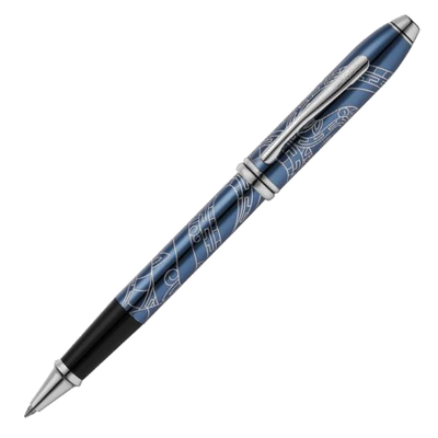 1 townsend blue lacquer 2025 zodiac year of the snake rollerball pen at0045 76