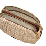 3 radley dukes place natural crochet medium zip top cross body bag 111374
