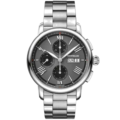 montblanc stainless steel star legacy watch