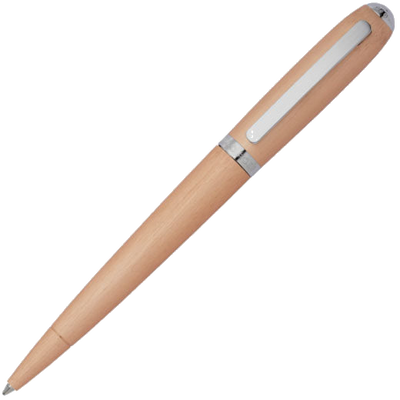 hugo boss champagne contour brushed ballpoint pen