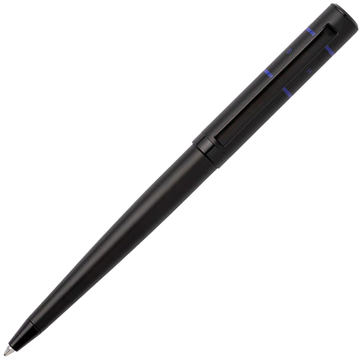 This Blue Ribbon Matrix Ballpoint Pen is designed by Hugo Boss.