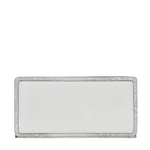 2 coin street faux lizard large bifold purse in bright white 110808