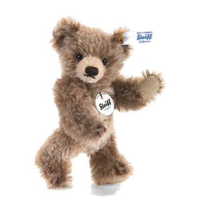 steiff mini dark brown teddy bear