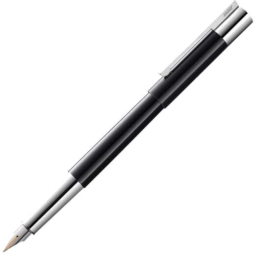 This is the Scala Pianoblack Scala Fountain Pen.