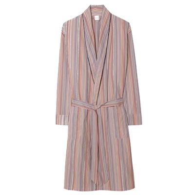 paul smith signature stripe dressing gown
