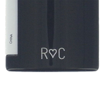 Dupont lighter has been engraved in block font and filled with silver paste.