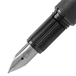 montblanc black cosmos starwalker metal fountain pen nib