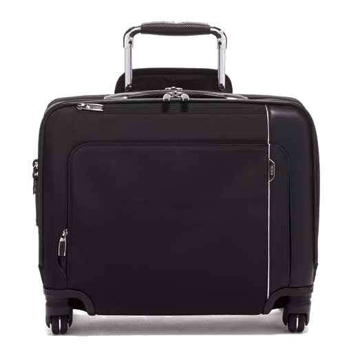 This wheeled briefcase has been designed by TUMI.