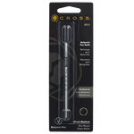 cross black medium ballpoint pen refill packaging