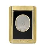 s t dupont paris black gold stand cigar cutter closed