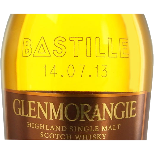 Wheelers Luxury Gifts specialise in engraving onto bottles.