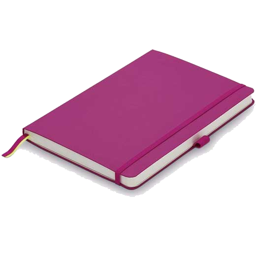 This is the LAMY Pink A6 Softcover Ruled Notebook.