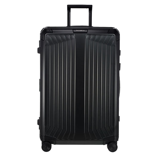 Samsonite's Lite-Box Alu Spinner Suitcase, Black 76 cm is a large size but you can choose from other sizes as we stock a vast range on our website.