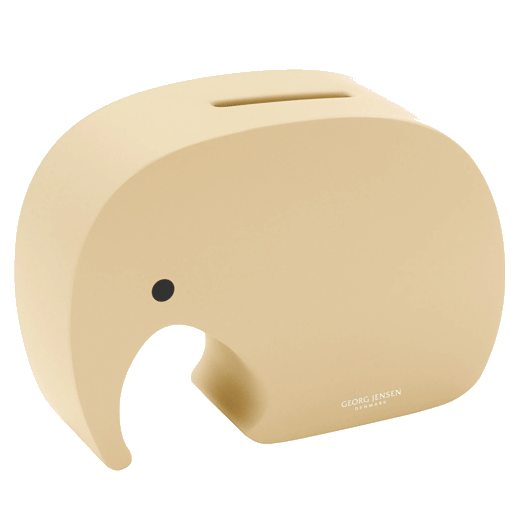 This Georg Jensen Miniphant Vanilla Bean Money Box is an updated version of the original moneyphant money box in a smaller size.