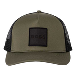 boss mens cap green