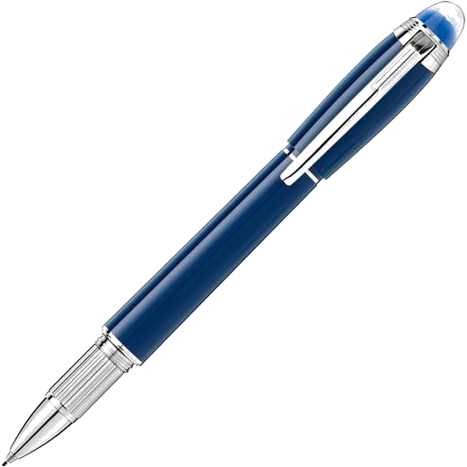 This Montblanc Blue Planet StarWalker Precious Resin Fineliner Pen can be engraved for free of charge.