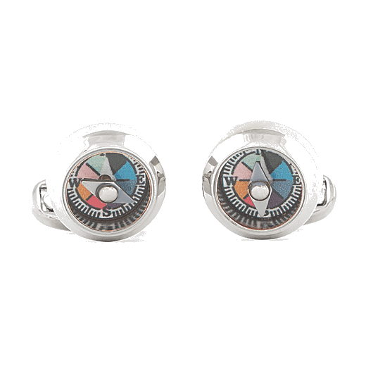 Paul Smith Men's Cufflinks with Compass