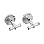 3 stainless steel moonphase movement cufflinks mb132964