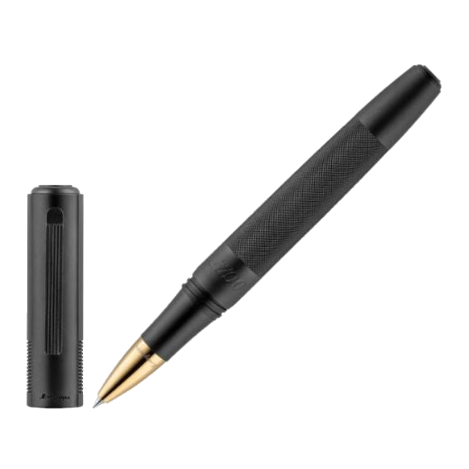 This Montegrappa 007 James Bond Special Issue 14K Gold Nib Rollerball Pen is made with aluminium and brass with a stunning 14K gold nib.