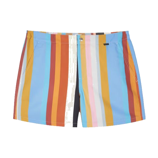 1 paul smith signature stripe print buttoned swim shorts m1a 202a t605 92 m l xl