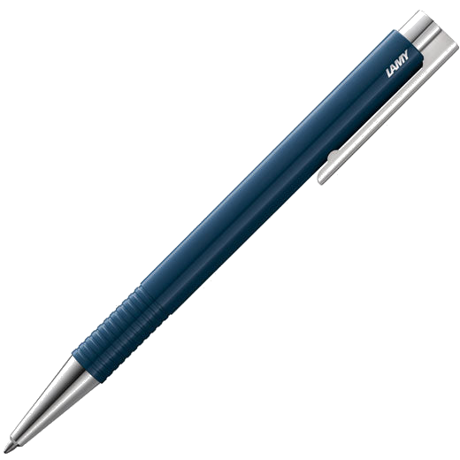 lamy logo m indigo ballpoint pen