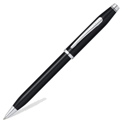 cross century ii black lacquer ballpoint pen