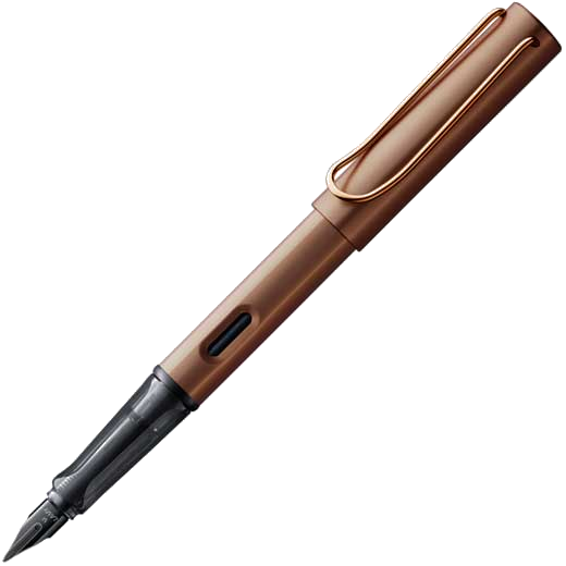 lamy lx marron fountain pen