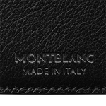 montblanc mst selection soft black 6cc card holder branding