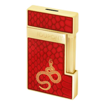 st dupont 028075 slimmy snake red lighter3