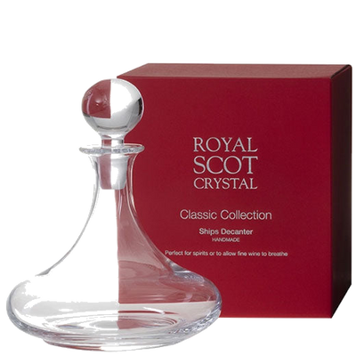 royal scot crystal classic collection ships decanter 75cl gift boxed