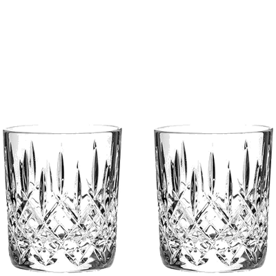These London 2 x 33cl Large Tumblers have been designed by Royal Scot Crystal.
