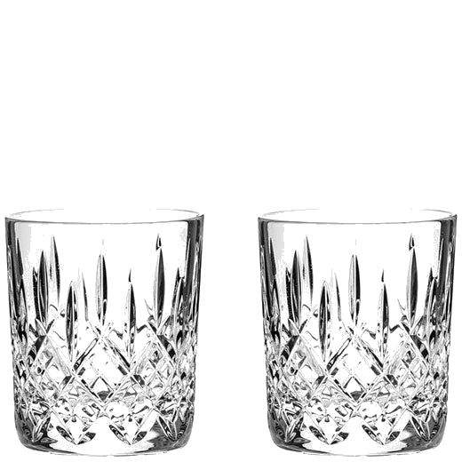 These London 2 x 33cl Large Tumblers have been designed by Royal Scot Crystal.