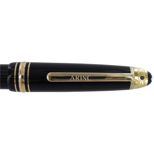 Montblanc free of charge clip engraving.