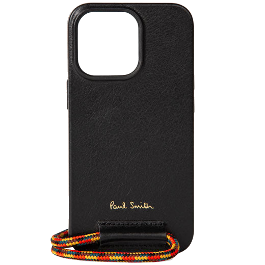 This Paul Smith X Native Union iPhone 13 Pro Case with Lanyard has been crafted out of smooth leather.