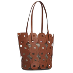 hugoboss brown leather bag