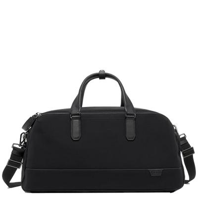 tumi black harrison port weekend duffel bag