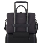 tumi sycamore harrison black iron slim briefcase luggage